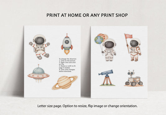 Astronaut Centerpieces