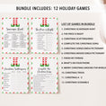 Load image into Gallery viewer, 12 Elf Holiday Games Bundle
