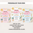 Load image into Gallery viewer, Pool Party Baby Shower Invite
