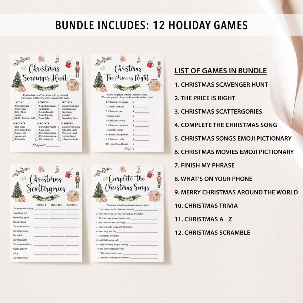 12 Christmas Holiday Games