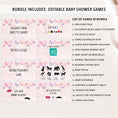 Load image into Gallery viewer, Butterfly Virtual Baby Shower Games
