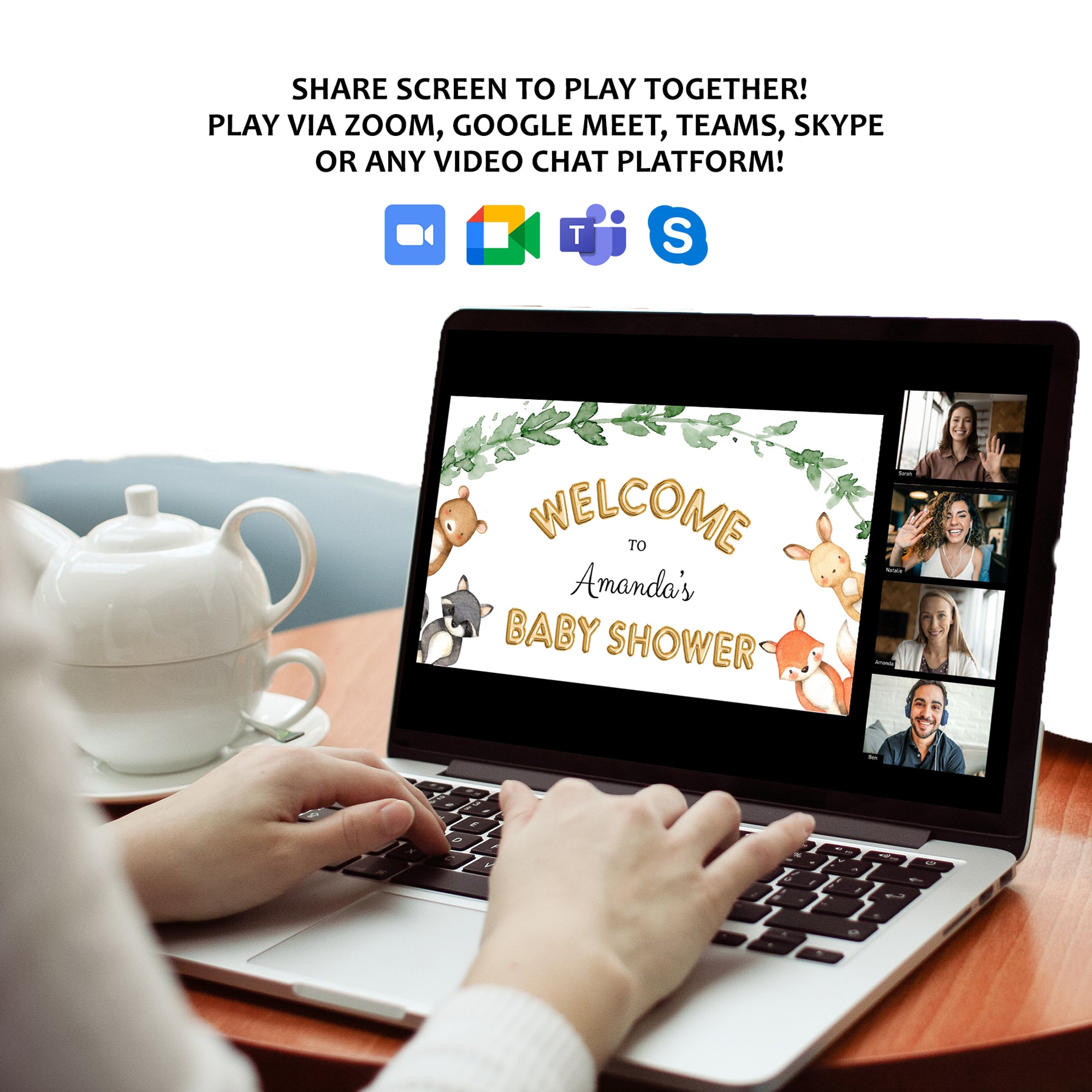 Woodland Animals Baby Shower Games