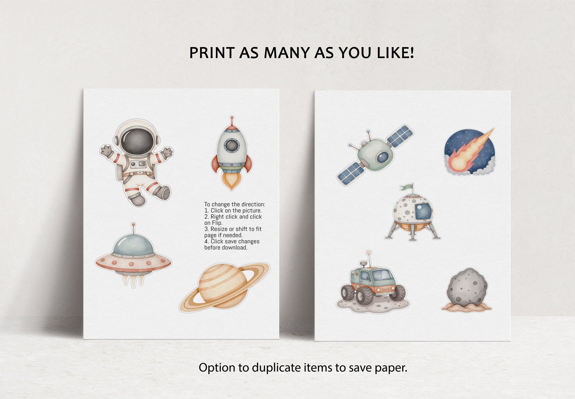 Astronaut Centerpieces