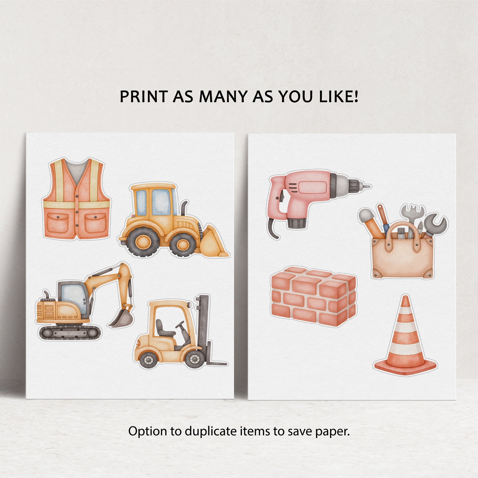 Construction Centerpieces