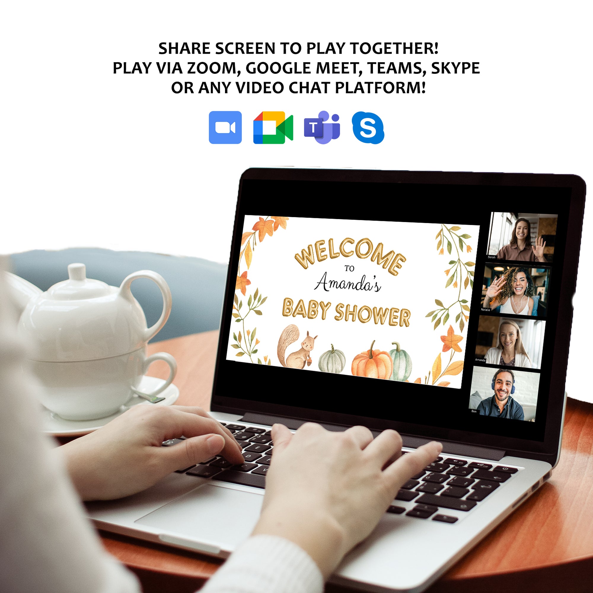 Fall Virtual Baby Shower Games