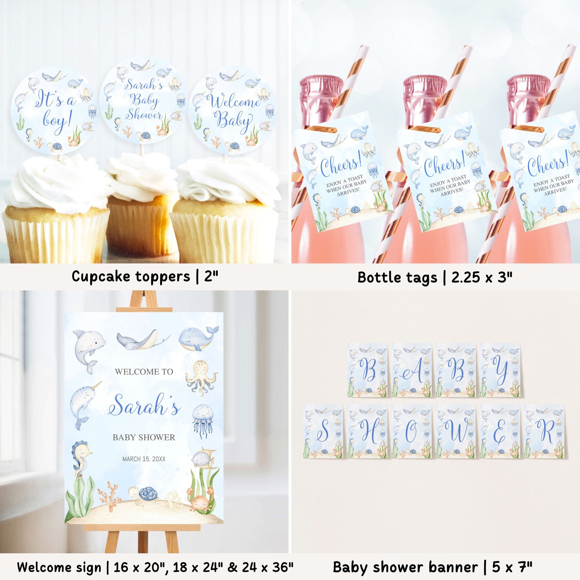 Complete Sea Baby Shower Bundle