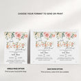 Load image into Gallery viewer, Floral Baby Shower Invite
