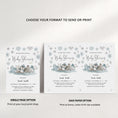 Load image into Gallery viewer, Winter Animals Baby Shower Invite
