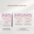 Load image into Gallery viewer, Butterflies Baby Shower Invite
