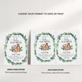 Load image into Gallery viewer, Woodland Animals Baby Shower Invite
