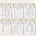 Load image into Gallery viewer, Alice in Wonderland Baby Shower Invite & Games
