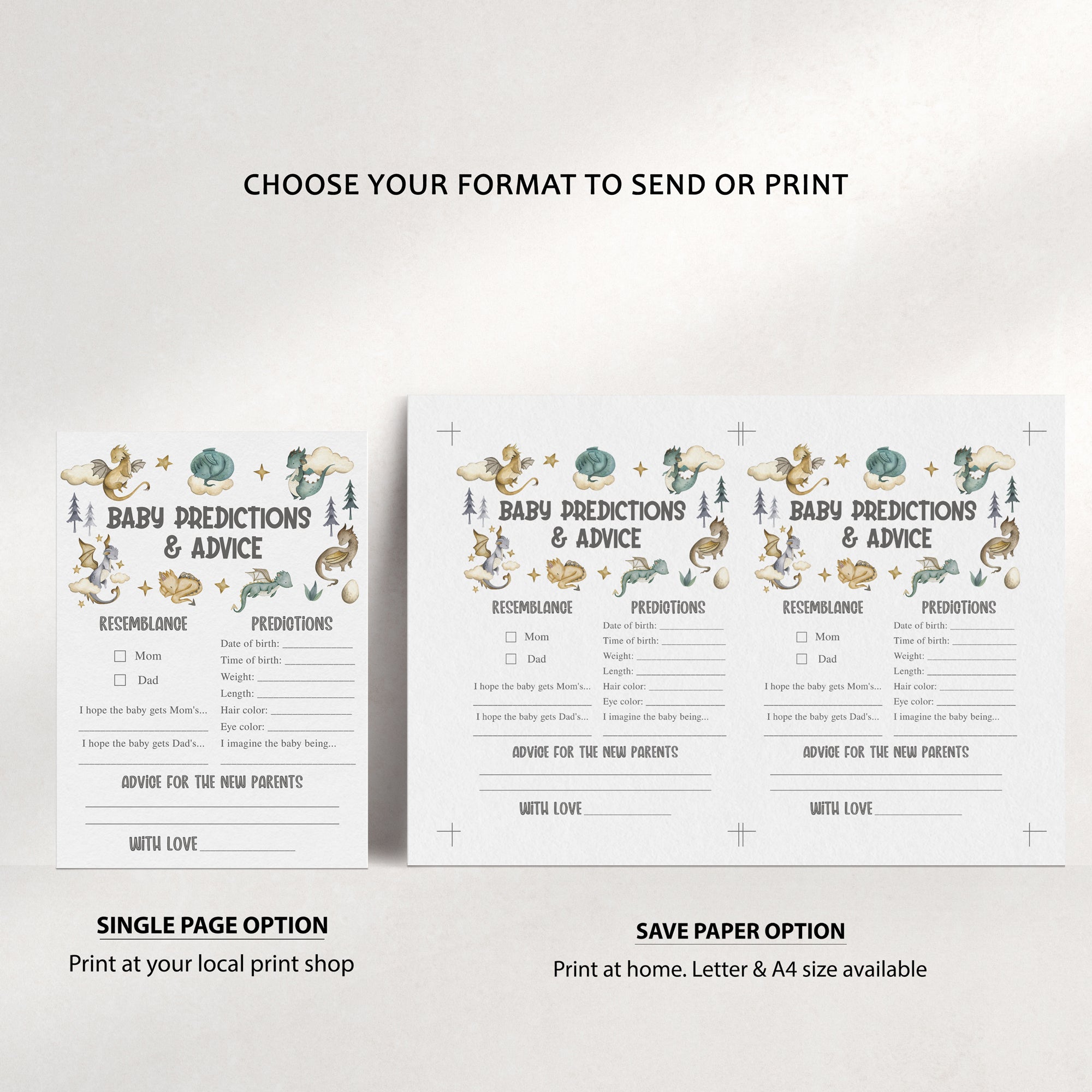 14 Dragon Baby Shower Games