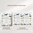 Load image into Gallery viewer, Sea Animals Baby Shower Invite

