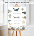Load image into Gallery viewer, Complete Sea Animals Baby Shower Bundle

