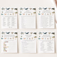 Load image into Gallery viewer, Sea Animals Baby Shower Invite & Games
