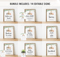 Load image into Gallery viewer, Complete Woodland Baby Shower Bundle
