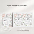 Load image into Gallery viewer, Pink Elephants Birthday Invite
