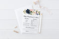 Load image into Gallery viewer, 14 Navy Blush Floral Baby Shower Games
