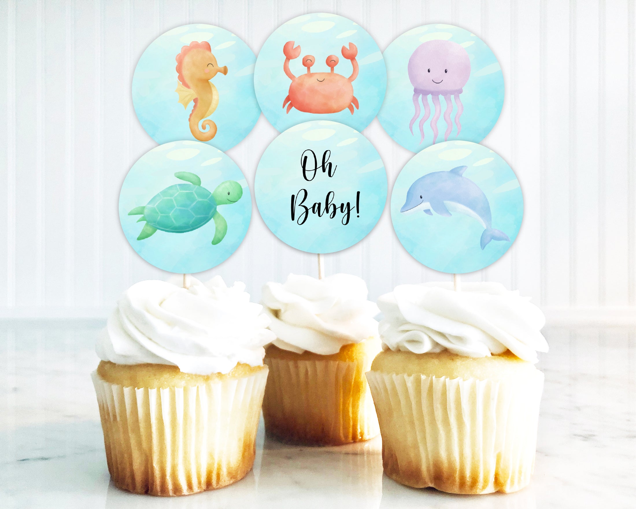 Complete Under the Sea Baby Shower Bundle