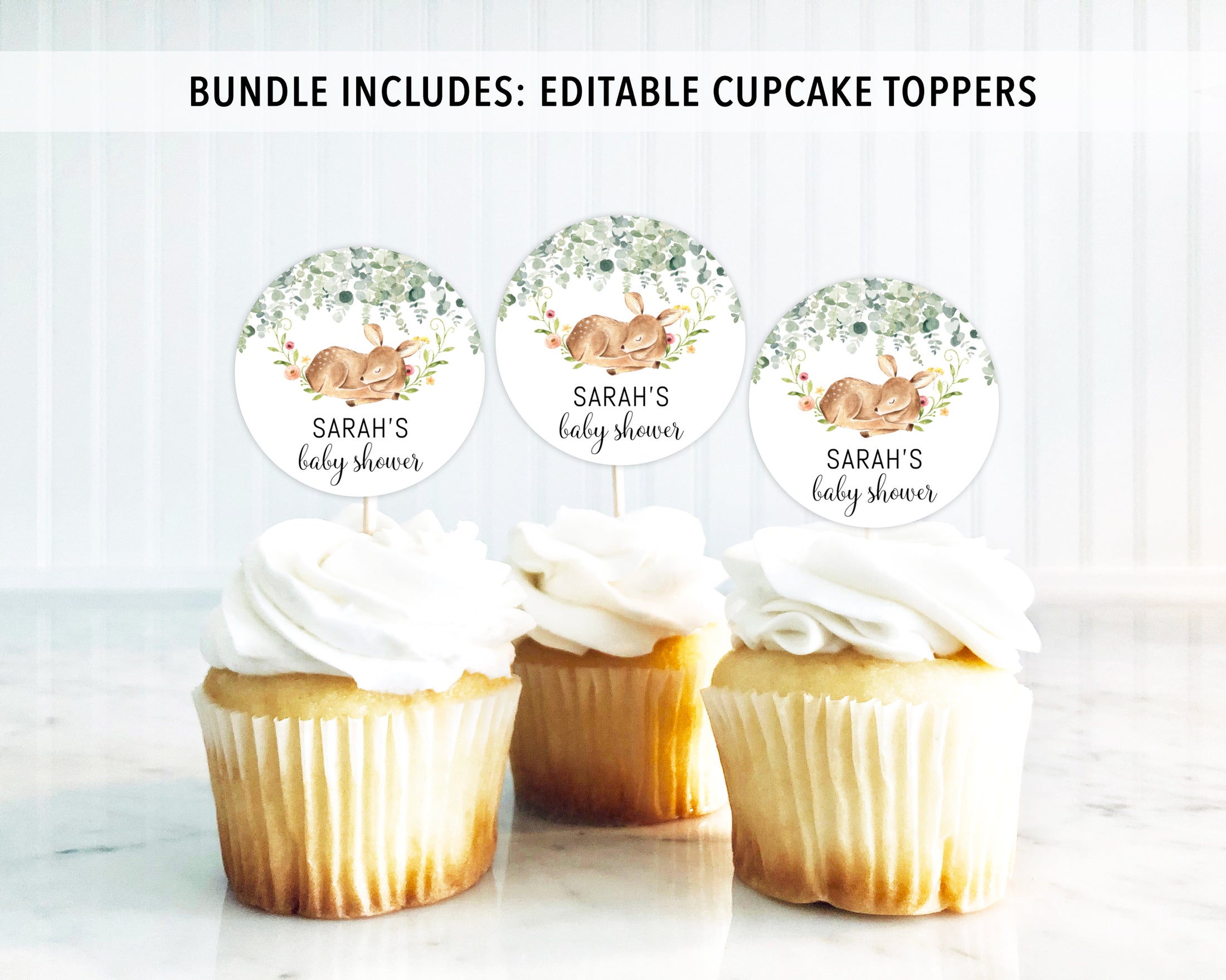 Complete Deer Baby Shower Bundle