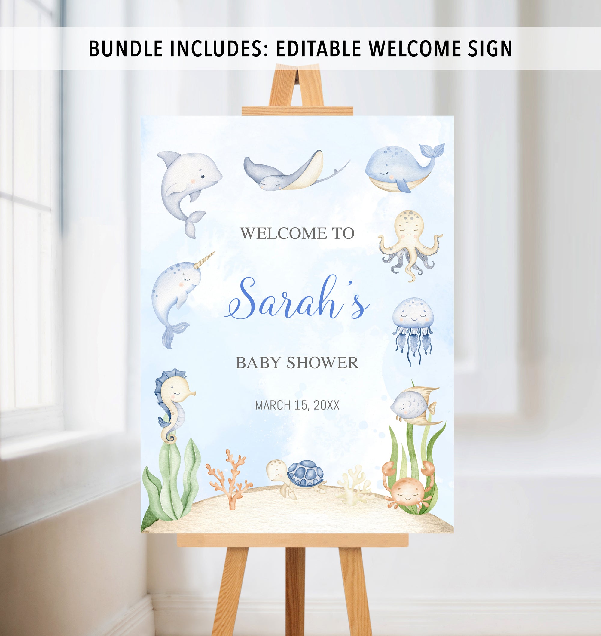 Complete Sea Baby Shower Bundle
