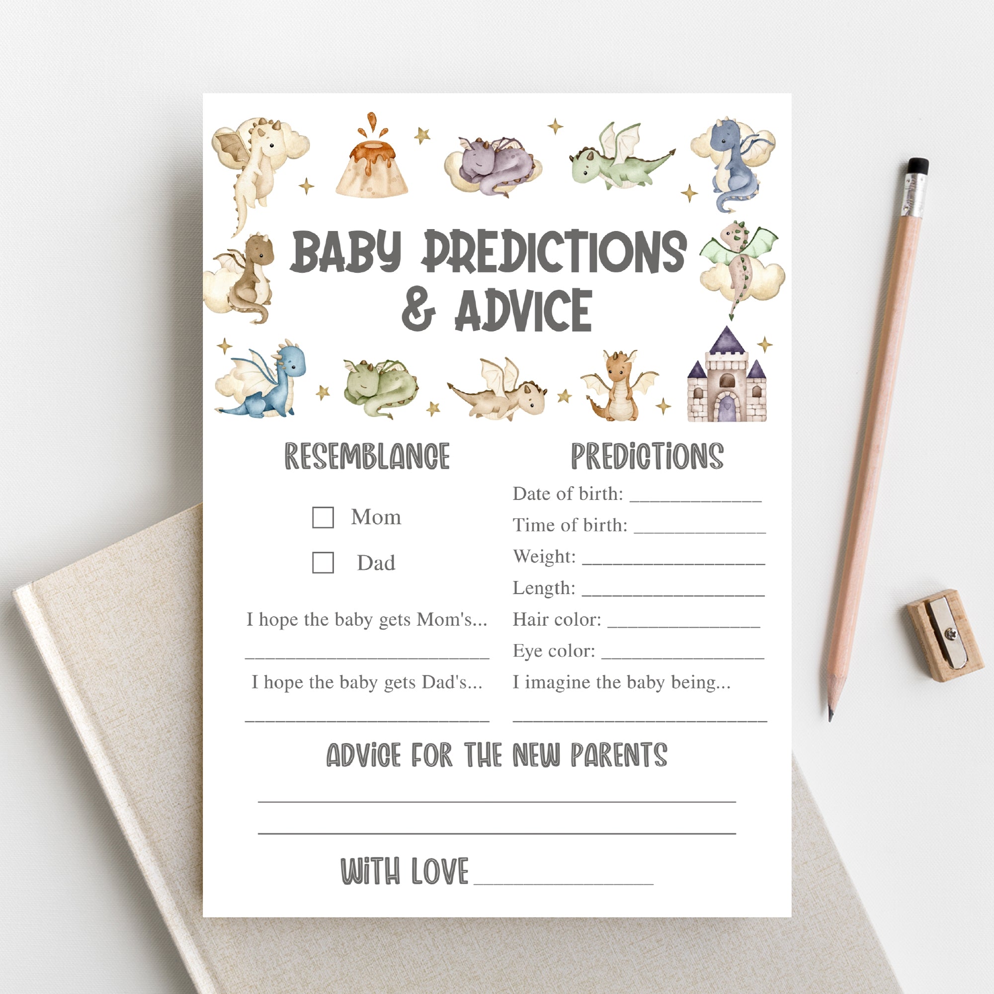 14 Colorful Dragon Baby Shower Games
