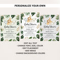 Load image into Gallery viewer, Jungle Animals Baby Shower Invite & Games
