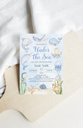 Load image into Gallery viewer, Sea Baby Shower Invite
