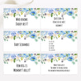 Load image into Gallery viewer, Blue Floral Virtual Baby Shower Games
