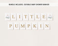 Load image into Gallery viewer, Complete Greenery Pumpkin Baby Shower Bundle
