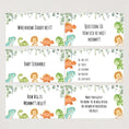 Load image into Gallery viewer, Dinosaur Virtual Baby Shower Games
