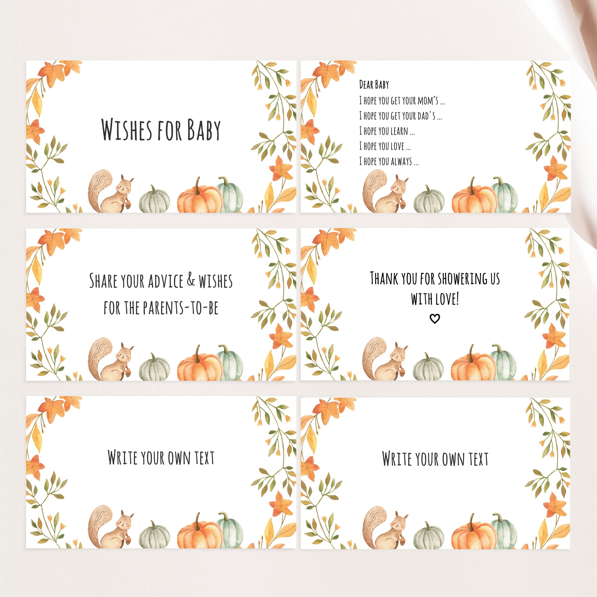 Fall Virtual Baby Shower Games