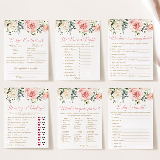 14 Floral Baby Shower Games