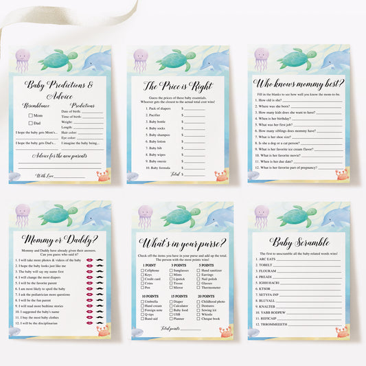 14 Under the Sea Baby Shower Games