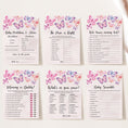 Load image into Gallery viewer, 14 Butterflies Baby Shower Games
