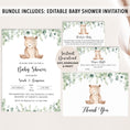 Load image into Gallery viewer, Bear Baby Shower Invite & Games
