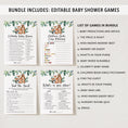 Load image into Gallery viewer, 14 Woodland Baby Shower Games
