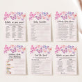 Load image into Gallery viewer, Butterflies Baby Shower Invite & Games
