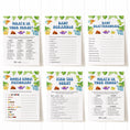 Load image into Gallery viewer, Colorful Dinosaurs Baby Shower Invite & Games
