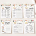 Load image into Gallery viewer, Tea Party Baby Shower Invite & Games
