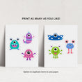 Load image into Gallery viewer, Colorful Monsters Centerpieces
