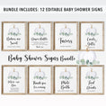 Load image into Gallery viewer, Complete Greenery Pumpkin Baby Shower Bundle
