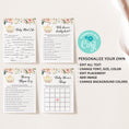 Load image into Gallery viewer, Tea Party Baby Shower Invite & Games
