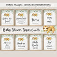 Load image into Gallery viewer, Complete Sloth Baby Shower Bundle
