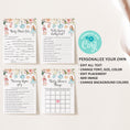 Load image into Gallery viewer, Alice in Wonderland Baby Shower Invite & Games
