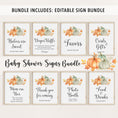 Load image into Gallery viewer, Complete Pumpkin Baby Shower Bundle
