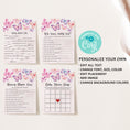 Load image into Gallery viewer, Butterflies Baby Shower Invite & Games
