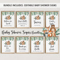 Load image into Gallery viewer, Complete Woodland Animals Baby Shower Bundle
