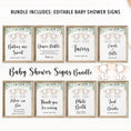 Load image into Gallery viewer, Complete Twin Elephants Baby Shower Bundle
