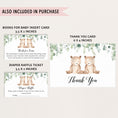 Load image into Gallery viewer, Twin Bears Baby Shower Invite & Games Bundle
